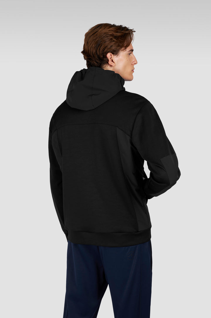 Paul & Shark Typhoon Re4x4 Supersoft Fleece Cardigan | Black