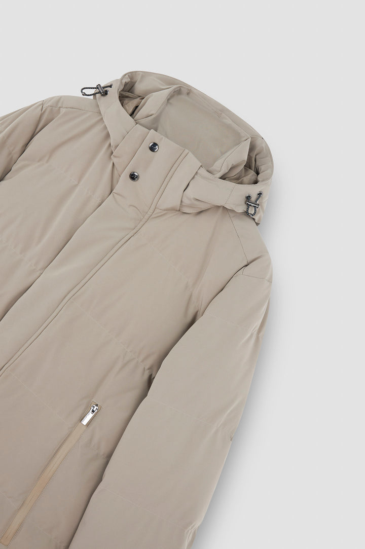 Paul & Shark Re-shark Typhoon Stretch Re-Goose Down Parka | Beige