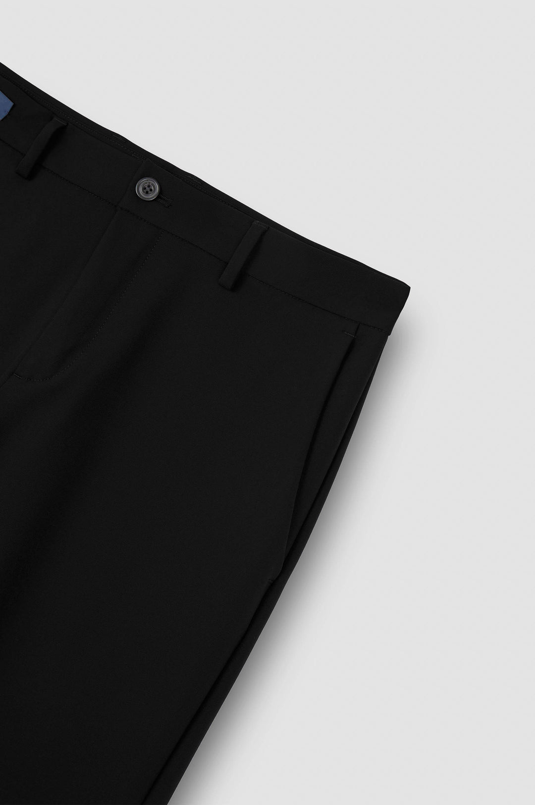 Paul & Shark Dynamic Stretch Nylon Regular fit Chino with Shark Fin | Black