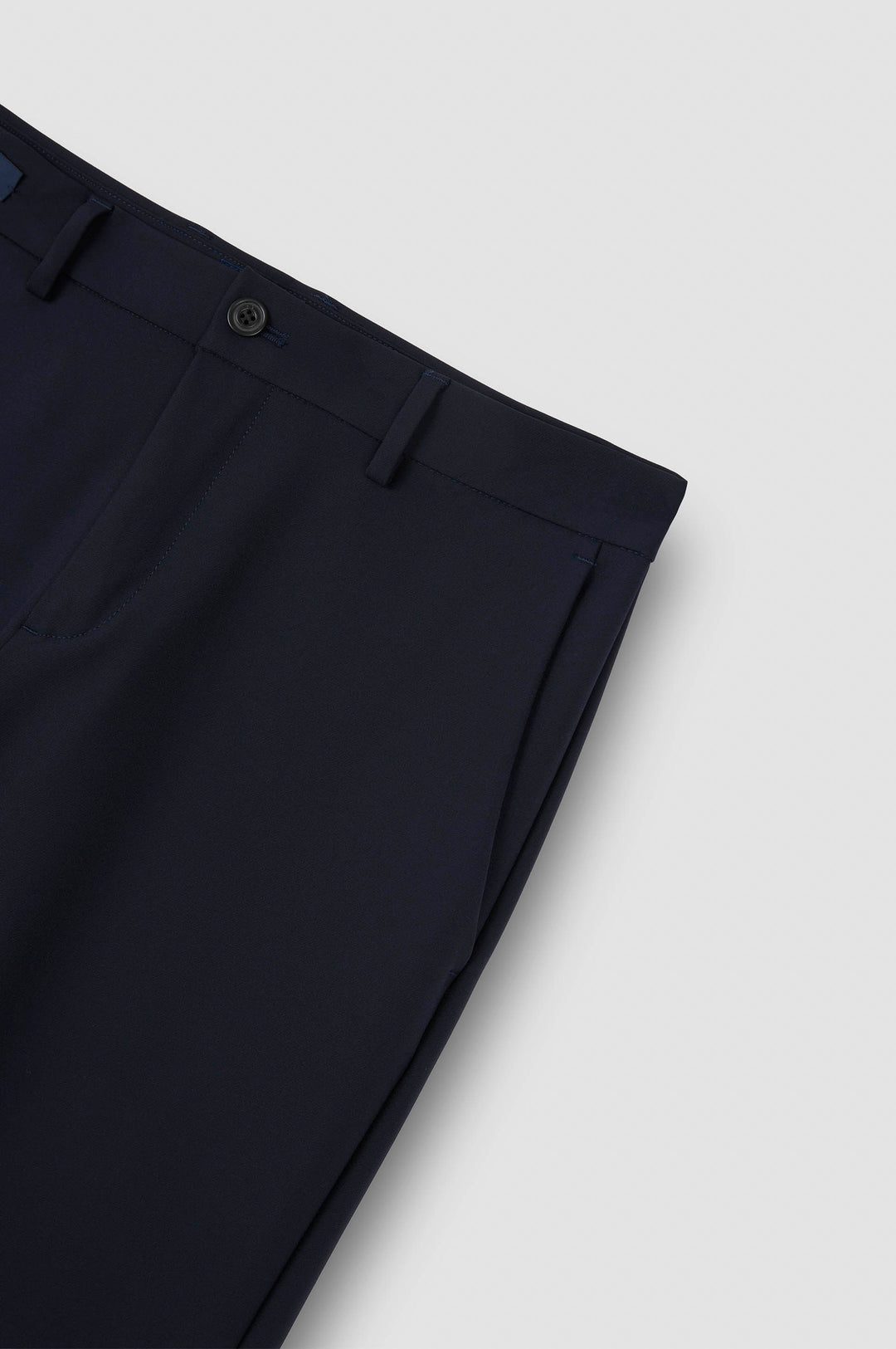 Paul & Shark Dynamic Stretch Nylon Regular fit Chino with Shark Fin | Navy