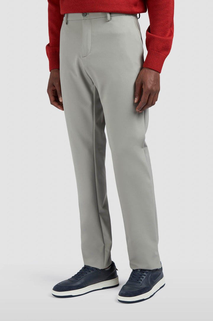 Paul & Shark Dynamic Stretch Nylon Regular fit Chino with Shark Fin | Beige