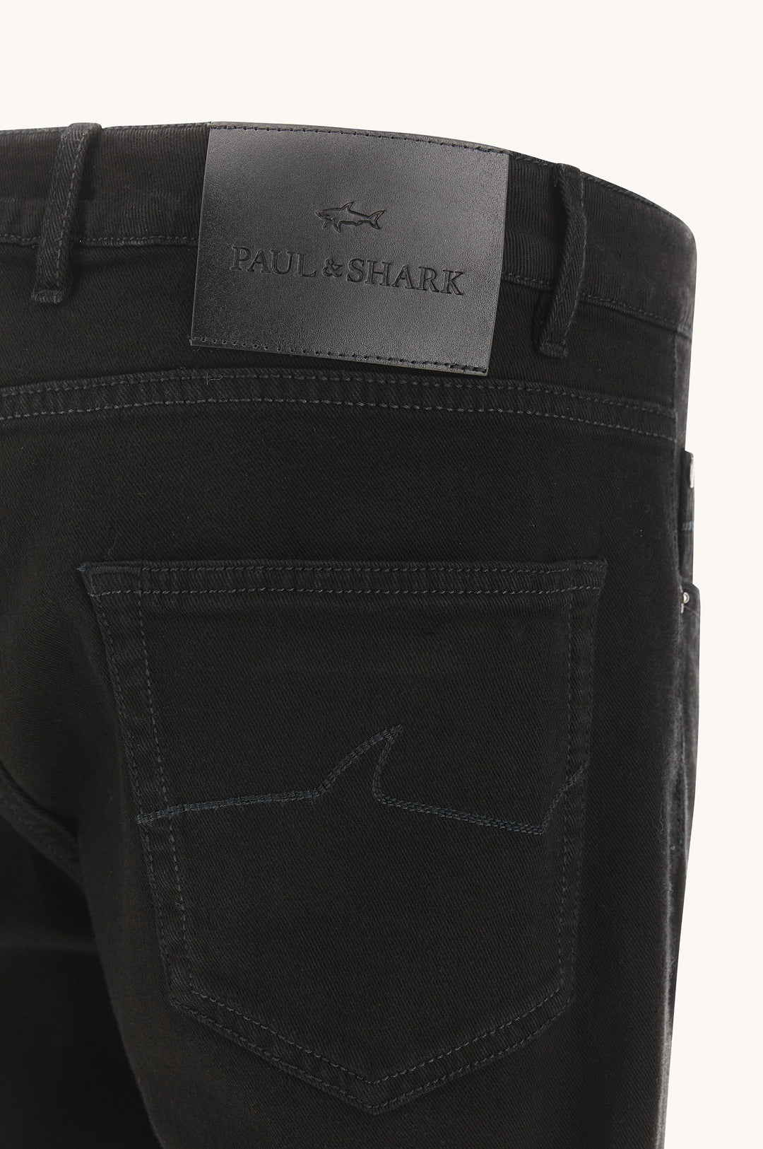 Paul & Shark Stretch Denim Jeans in Organic Cotton | Black