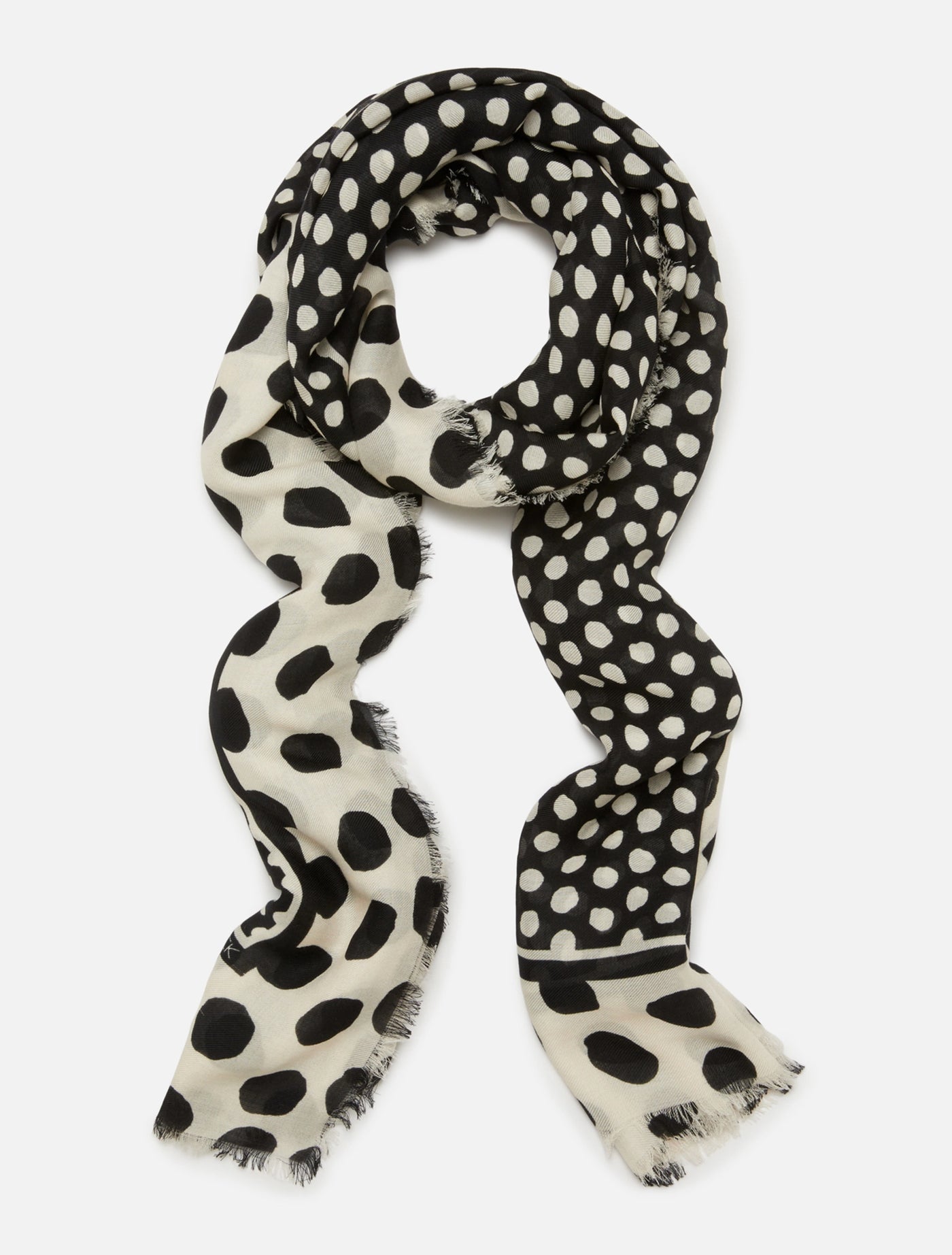 PennyBlack Arabo Scarf | Black/Ivory