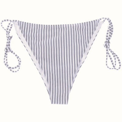 MC2 Saint Barth Women's Triangle Bikini and Bottom | Light Blue/White