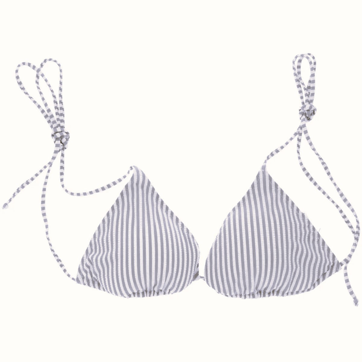 MC2 Saint Barth Women's Triangle Bikini and Bottom | Light Blue/White