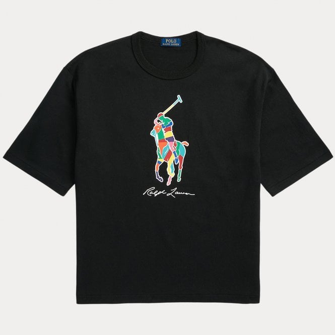 Ralph Lauren Relaxed Fit Big Pony Jersey T-Shirt | Black