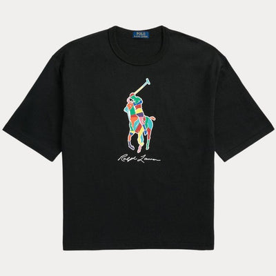 Ralph Lauren Relaxed Fit Big Pony Jersey T-Shirt | Black