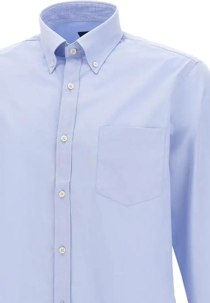Paul & Shark Cotton Poplin Shirt | Light Blue
