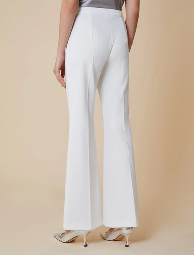 PennyBlack Crepe Jersey Trousers | White