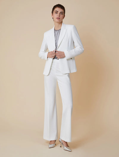 PennyBlack Slim Fit Jersey Blazer | White