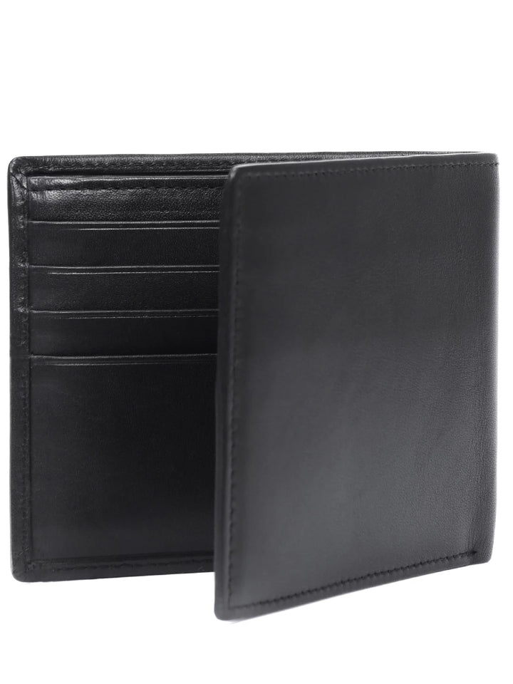 Paul & Shark Leather Billfold Wallet | Black
