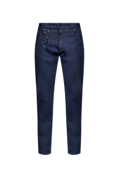 Paul & Shark Winter Giza Cotton Stretch Denim | Navy