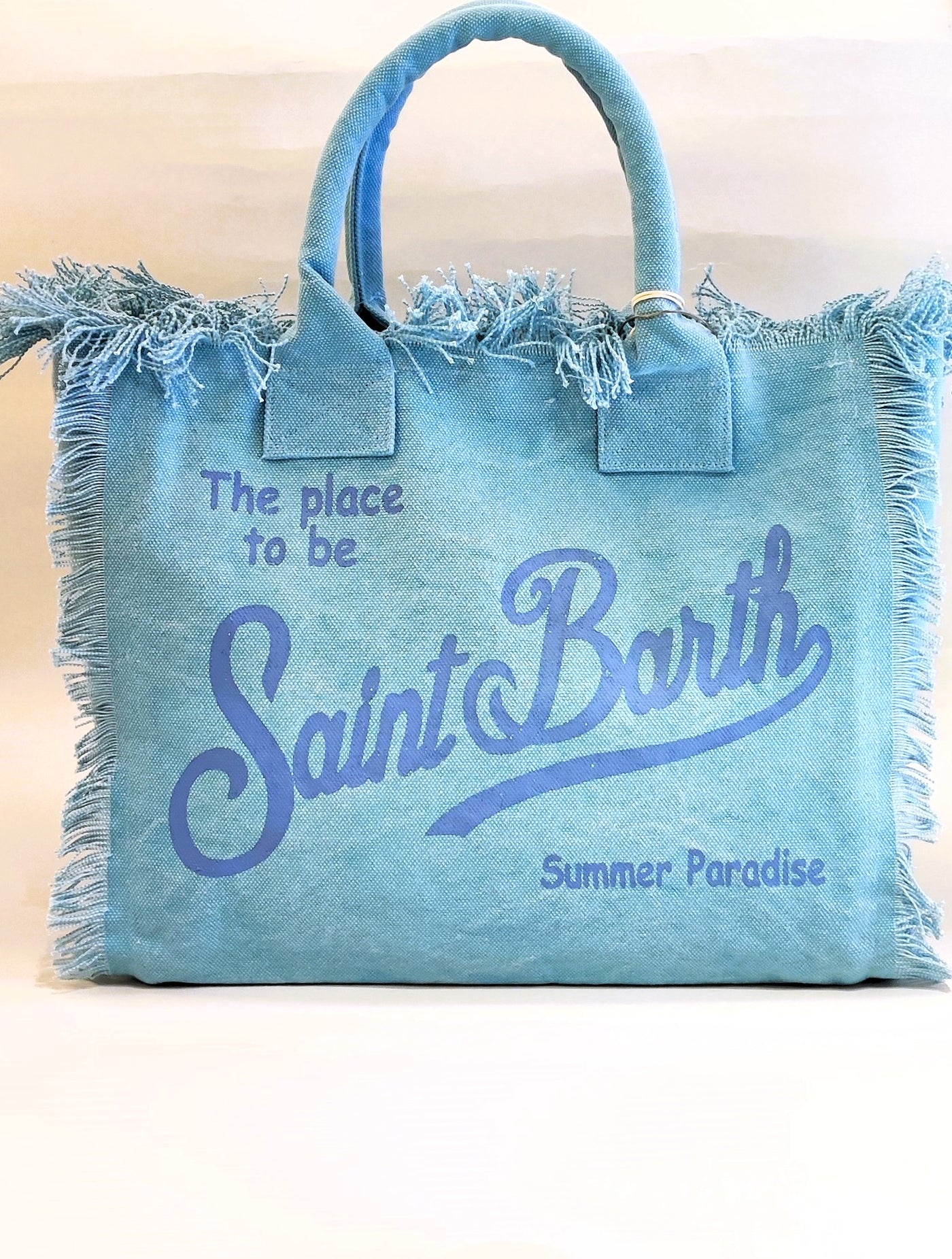 MC2 Saint Barth Vanity Canvas Bag | Sky Blue