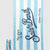 MC2 Saint Barth Towel Aidan Stripes | Sky Blue