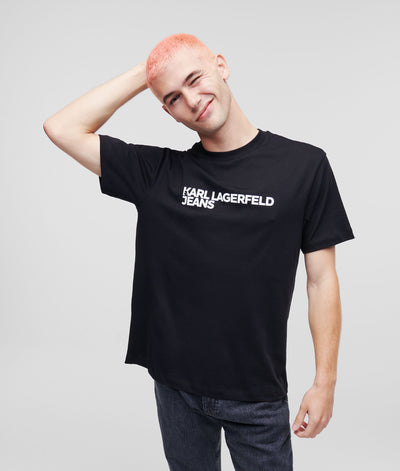 Karl Lagerfeld Logo Regular Fit T-shirt | Black