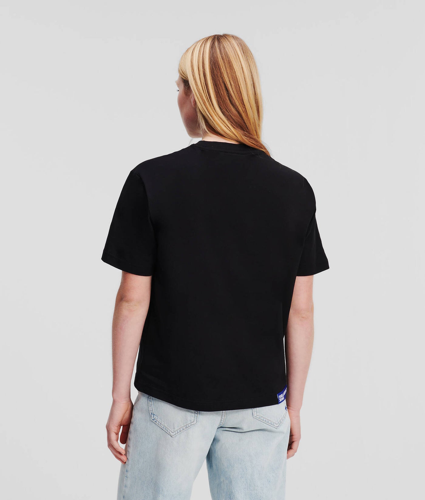 Karl Lagerfeld Logo Regular Fit T-shirt | Black