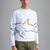 Paul & Shark Sweatshirt with Maxi Shark Print | White