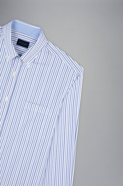 Paul & Shark Shirt with Stripes | Blue/White
