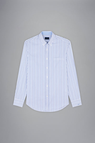 Paul & Shark Shirt with Stripes | Blue/White