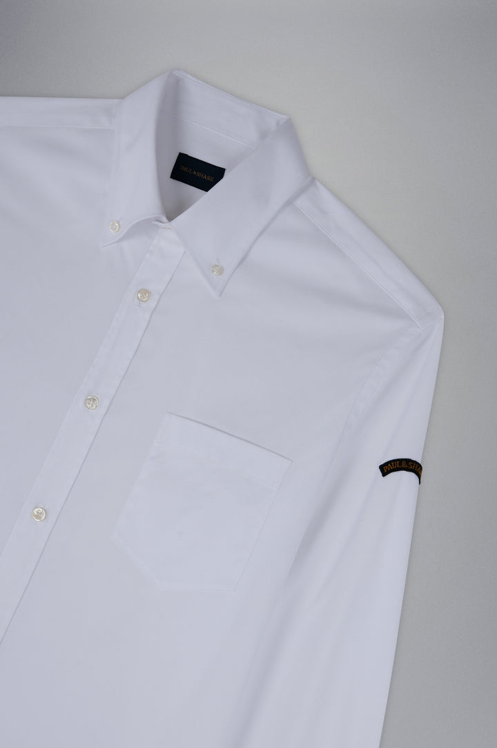 Paul & Shark Cotton Oxford Shirt | White