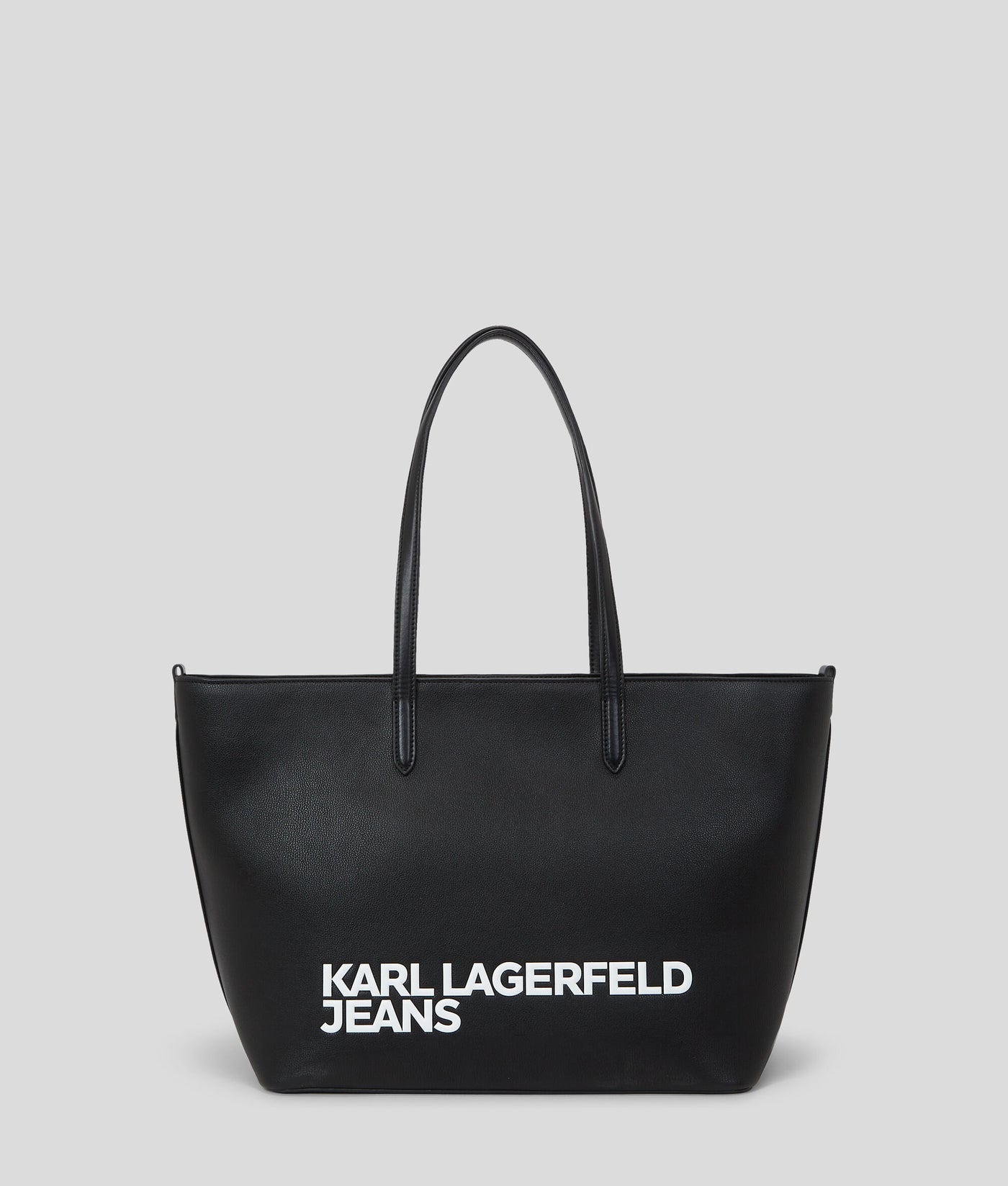 Karl Lagerfeld Logo Large Tote Bag | Black