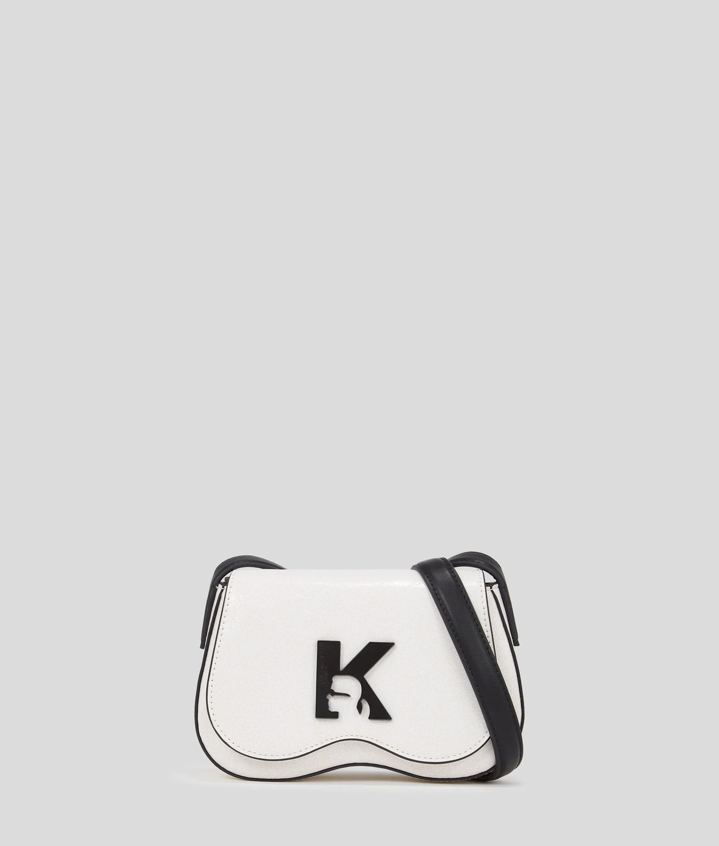 Karl Lagerfeld Sunglasses Crossbody Bag | White