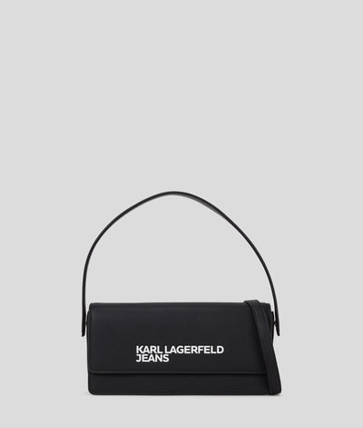 Karl Lagerfeld Logo Crossbody Bag | Black