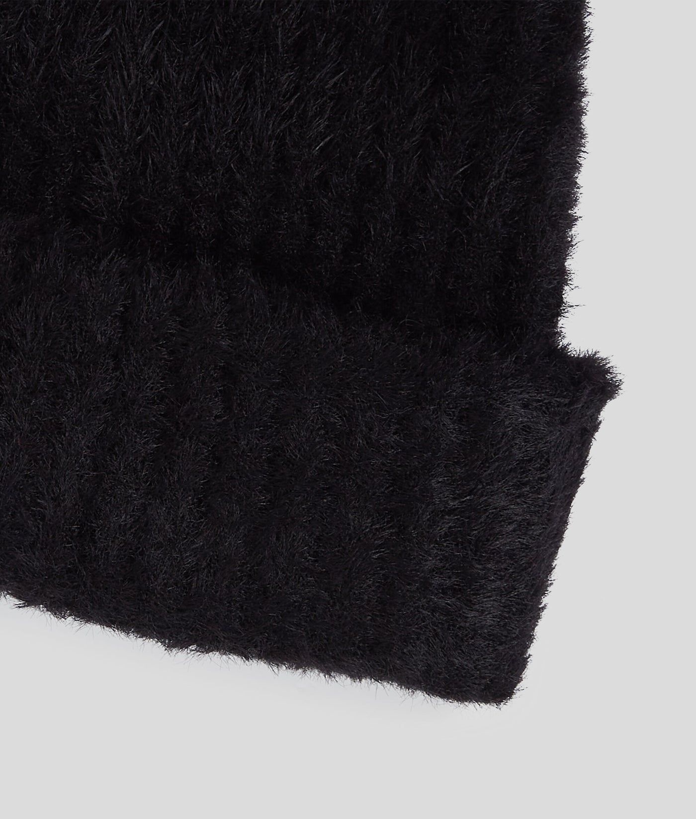 Karl Lagerfeld Fluffy Women's Beanie | Black