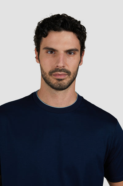 Paul & Shark XSoft Cotton Lyocell T-shirt | Navy