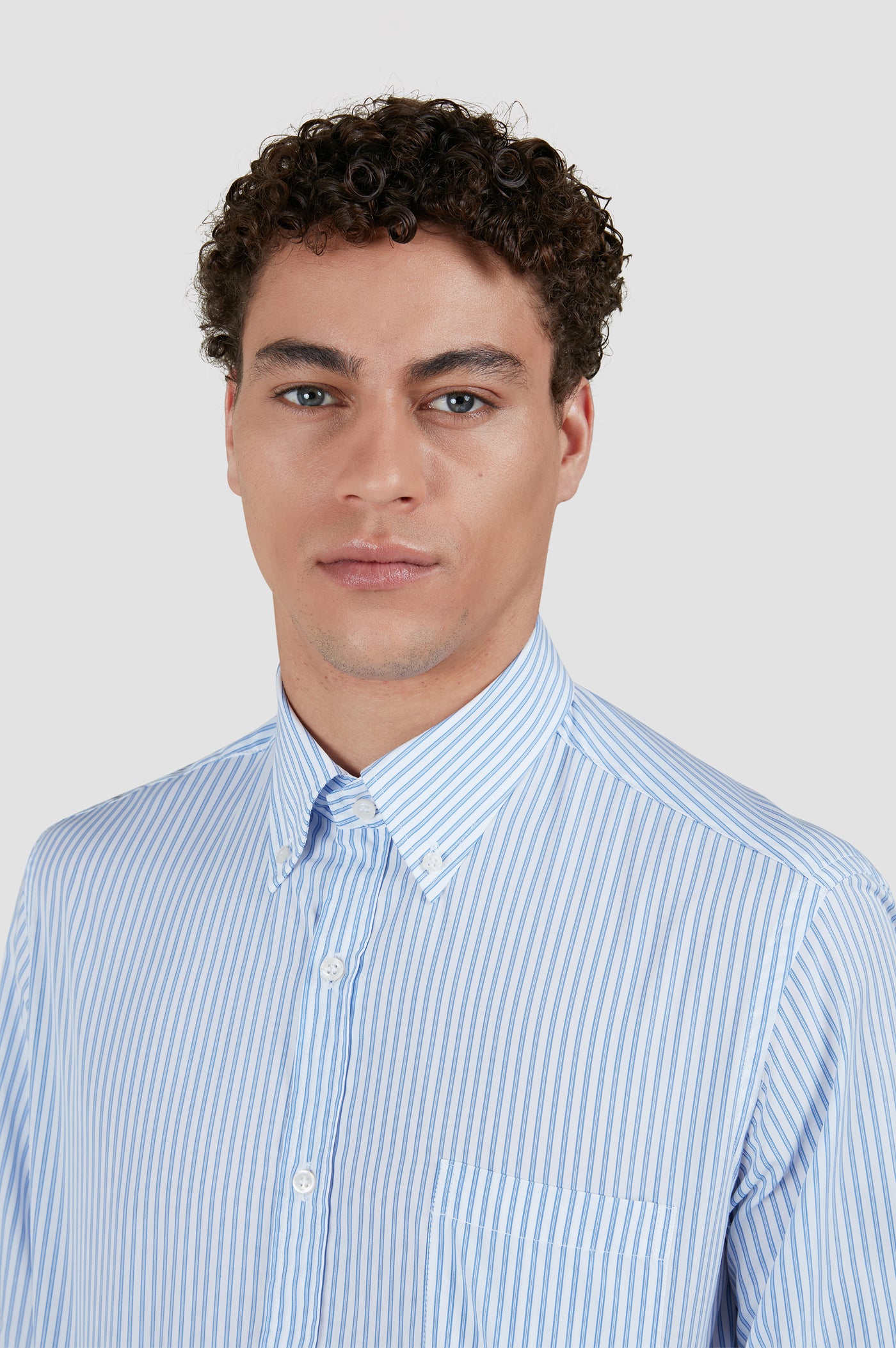 Paul & Shark Cotton Poplin Shirt | Blue/White