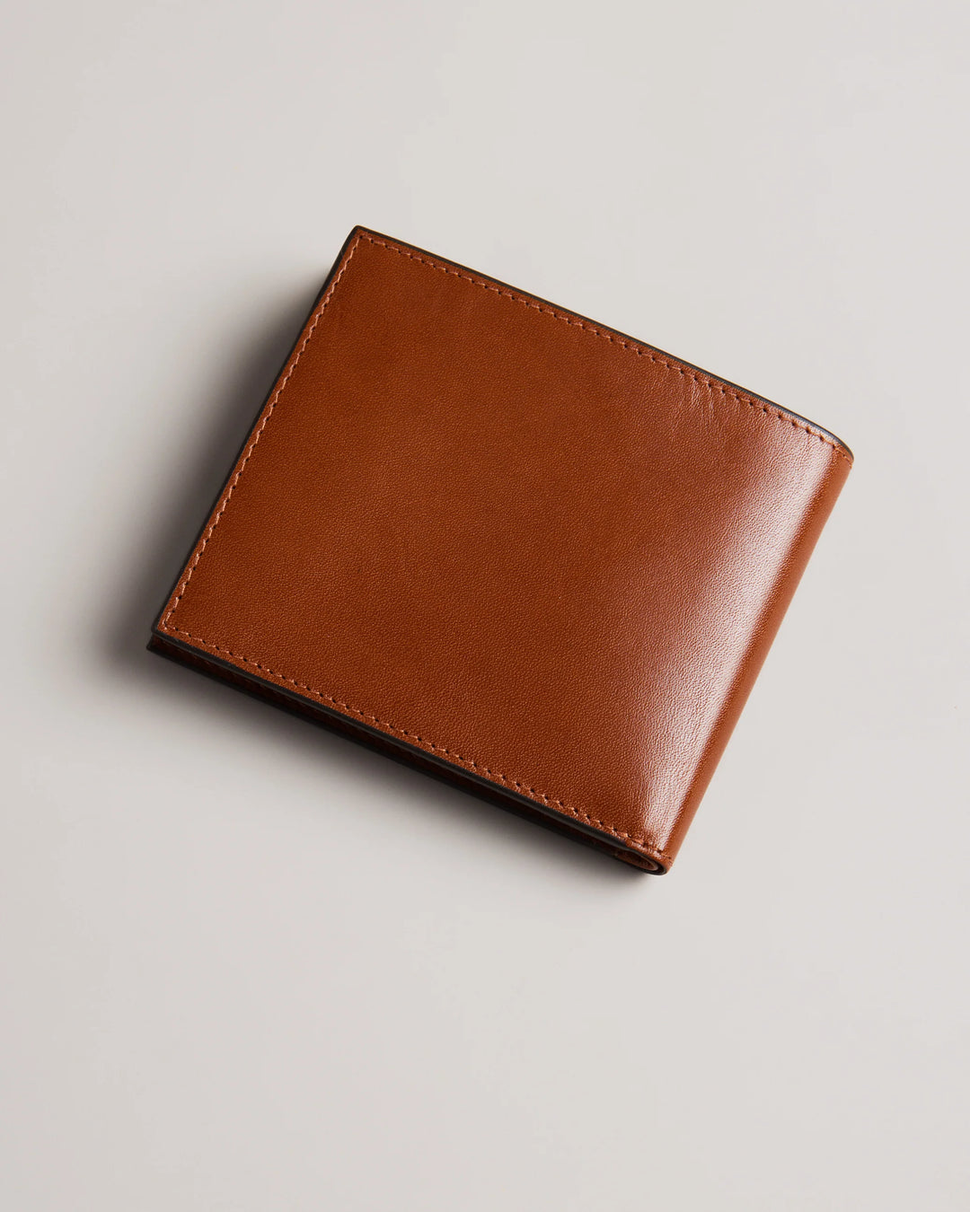 Ted Baker Embossed Corner Leather Coin Wallet | Tan