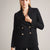 Ted Baker Llayla Double Breasted Jacket With Embossed Buttons | Black