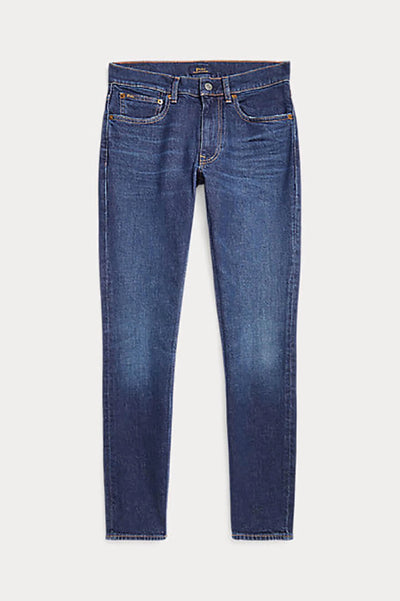 Ralph Lauren Mid-Rise Super-Slim Jeans | Celebes Wash