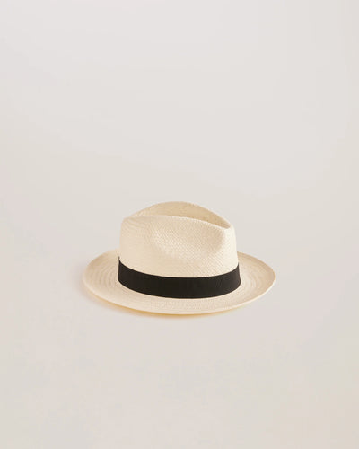 Ted Baker Adrien Straw Panama Hat | White
