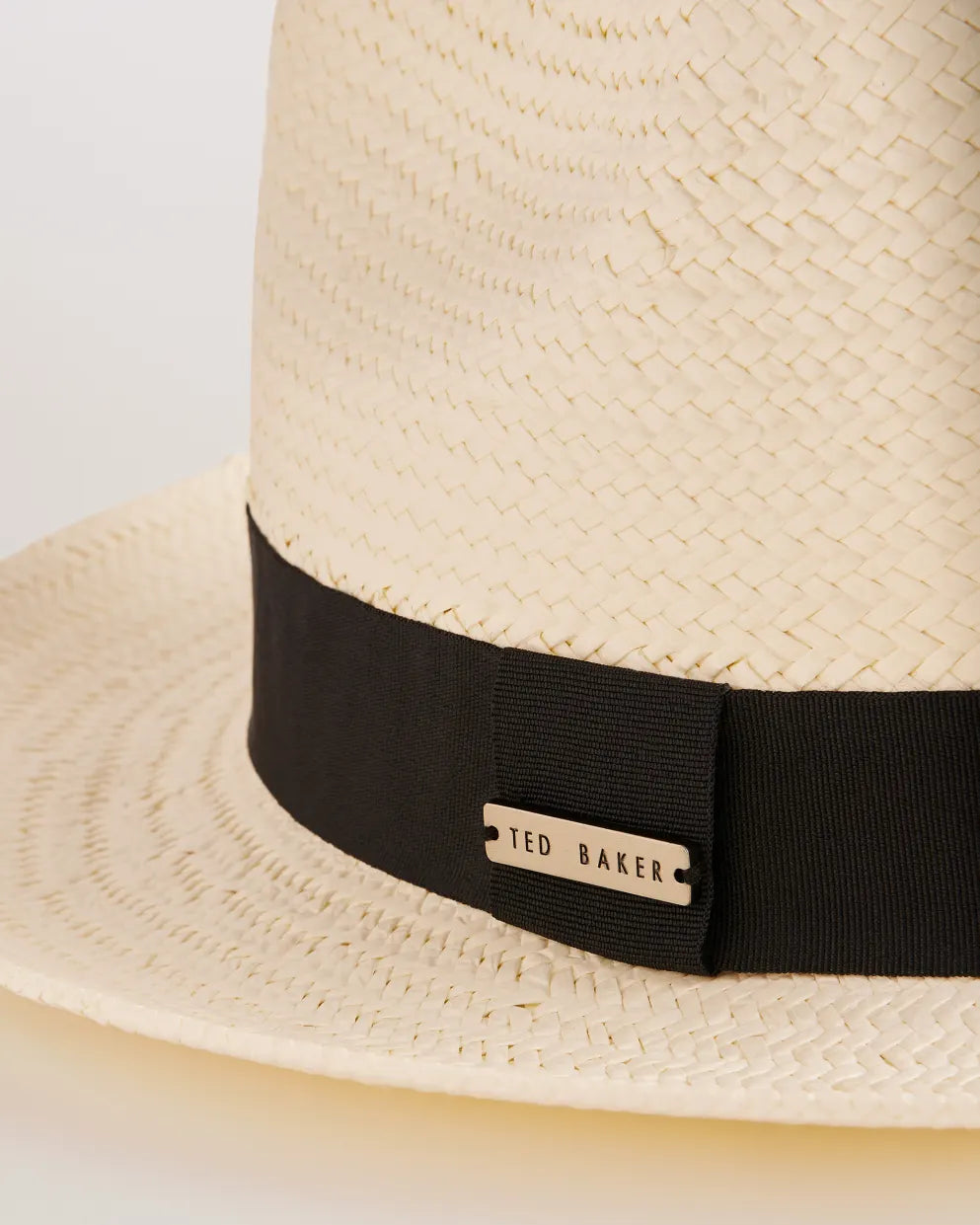 Ted Baker Adrien Straw Panama Hat | White
