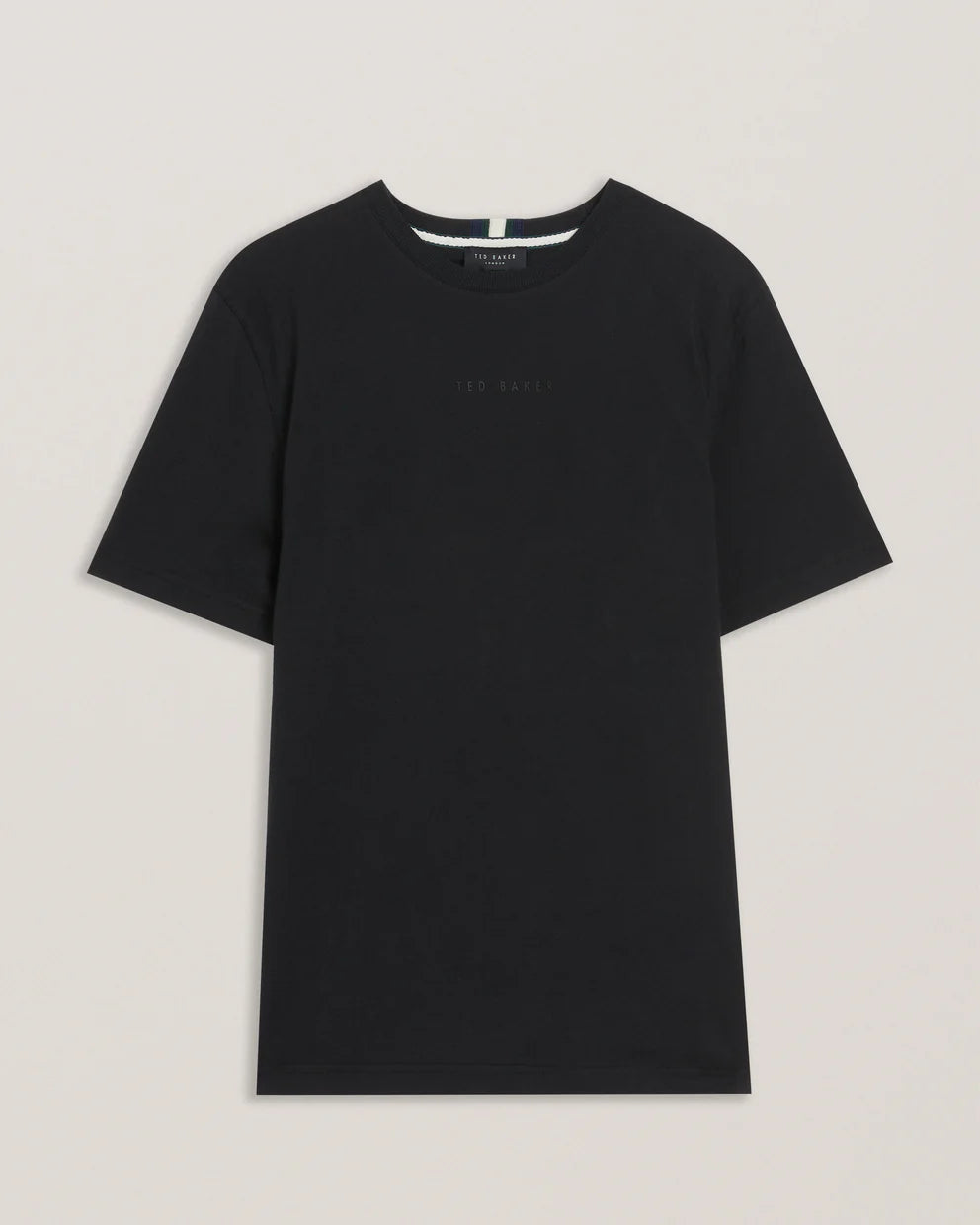 Ted Baker Wiskin Branded Regular Fit T-Shirt | Black