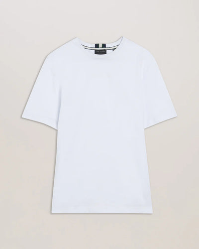 Ted Baker Wiskin Branded Regular Fit T-Shirt | White