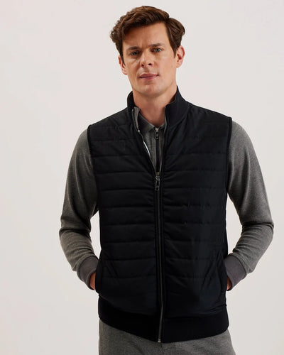 Ted Baker Atho Ss Regular Fit Quilted Gilet | Black