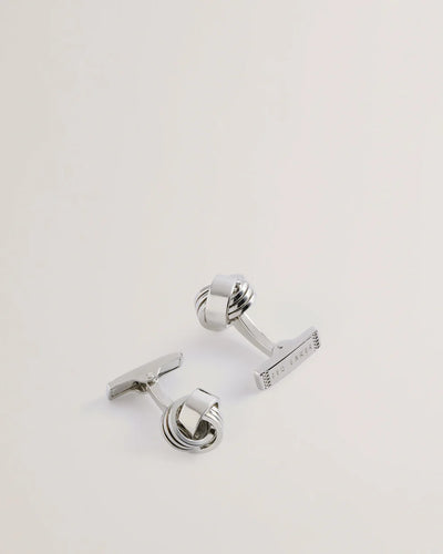 Ted Baker Knotted Cufflinks | Silver