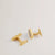 Ted Baker Carbie Carbon Fibre Cufflinks | Gold