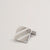 Ted Baker Dillon Striped Branded Cufflinks | Silver