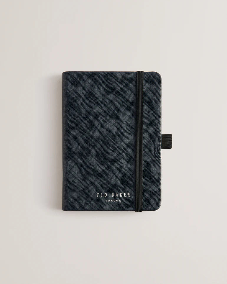 Ted Baker Textured PU A6 Notebook | Navy