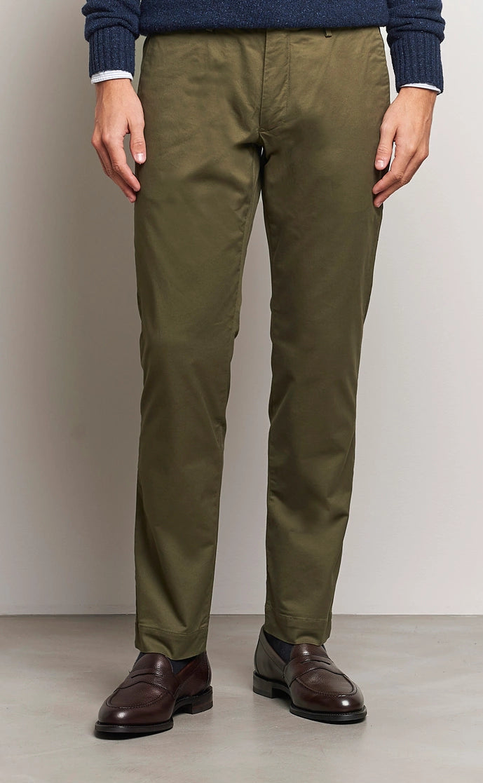 Ralph Lauren Stretch Slim Fit Chino Trouser | Canopy Olive