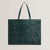 Ted Baker Leiian Leaf Cut Out Wide Leather Tote Bag | Green