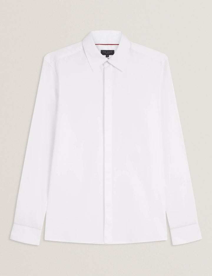 Ted Baker Tibor Regular Fit Smart Twill Shirt | White