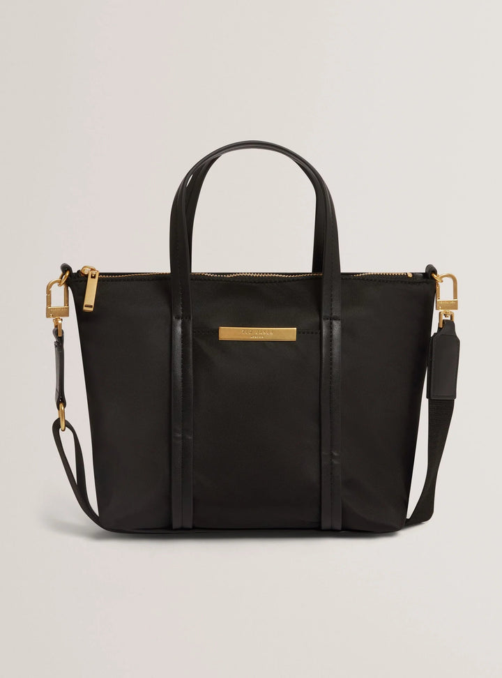 Ted Baker Nykkie Nylon Small Crossbody Tote Bag | Black