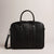 Ted Baker Waymon Check Panel Faux Leather Laptop Bag | Black