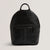 Ted Baker Waynor Check Panel Faux Leather Backpack | Black