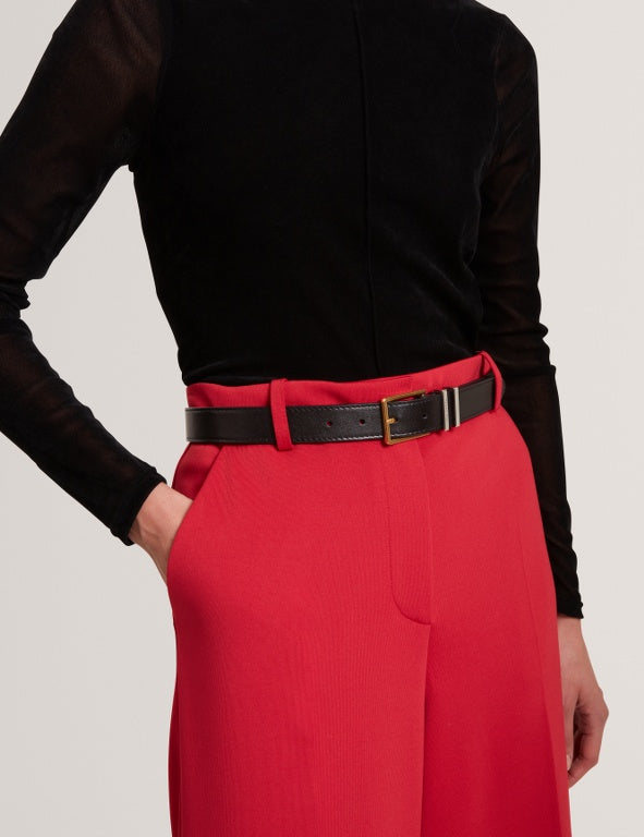 Ted Baker Women's Talsii Leather Belt | Black