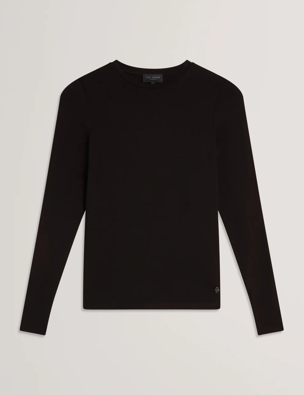 Ted Baker Arania Long Sleeve Fitted Jersey | Black